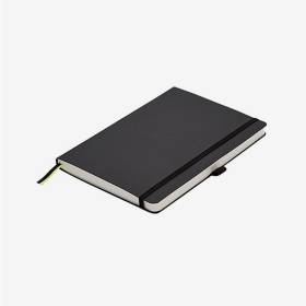 Cuaderno A5 Rayas Negro Softcover