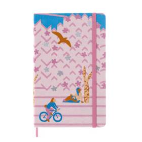 Cuaderno Grande Rayas Sakura Bicycle