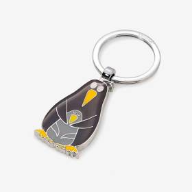 Llavero Pinguin Y Pingu Negro