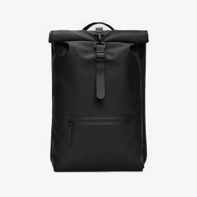 Backpack Impermeable Rolltop Negro